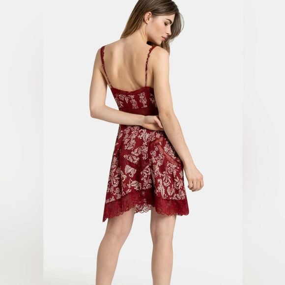 NWT Free People Intimately All Nighter Lacy trapeze nightgown. Sz M - Picture 4 of 15